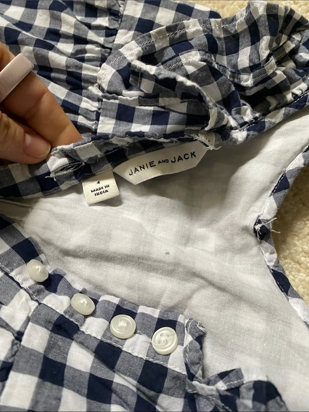 Janie and Jack classic gingham